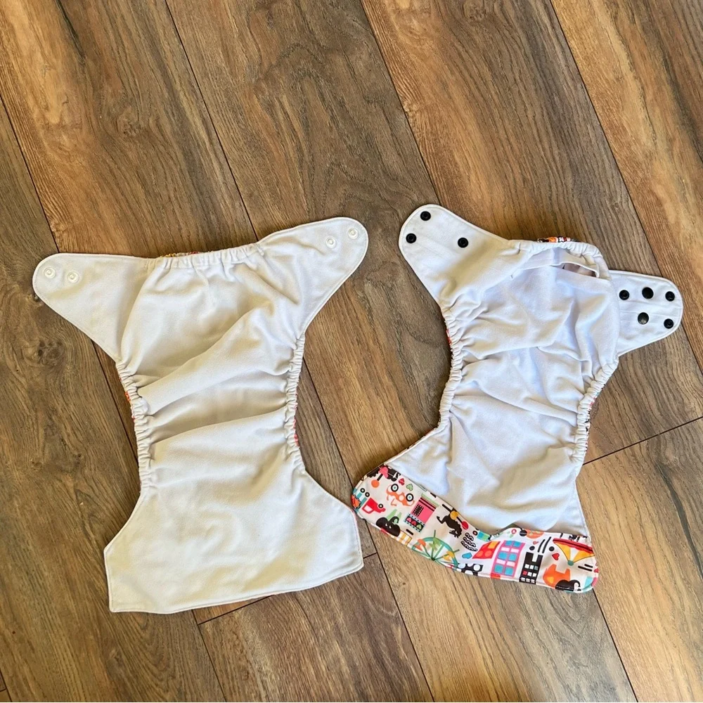 Vibrant Cartoon Print Diaper Covers